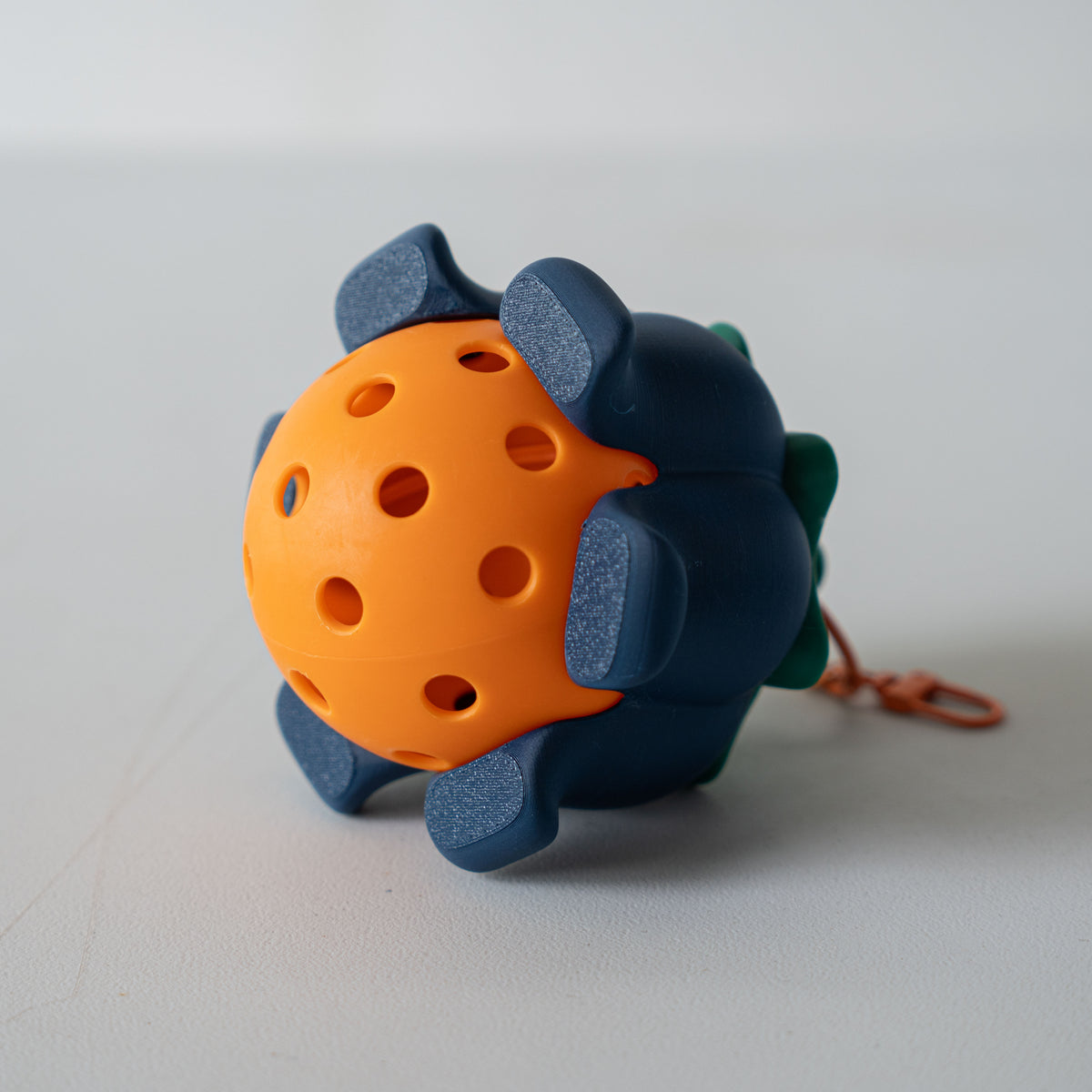 Pickle Ball Flower Power Bag Dangle