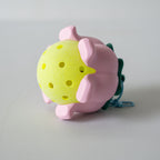 Pickle Ball Flower Power Bag Dangle