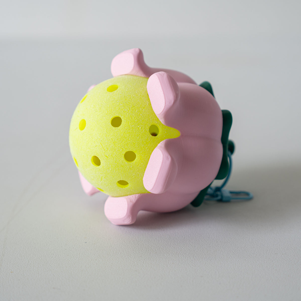 Pickle Ball Flower Power Bag Dangle