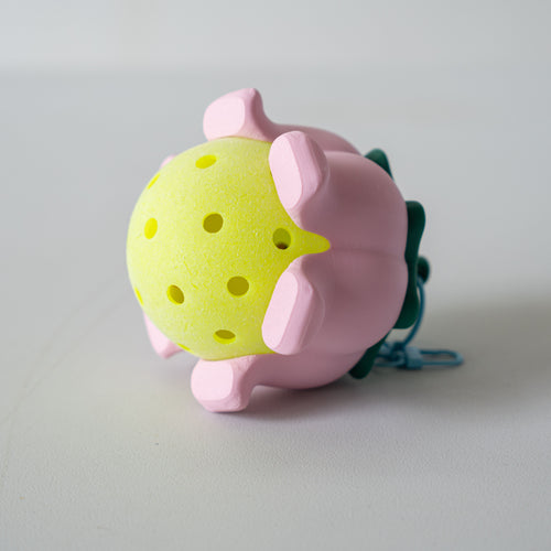 Pickle Ball Flower Power Bag Dangle