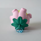 Pickle Ball Flower Power Bag Dangle