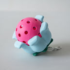 Pickle Ball Flower Power Bag Dangle