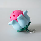 Pickle Ball Flower Power Bag Dangle