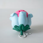 Pickle Ball Flower Power Bag Dangle