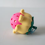 Pickle Ball Flower Power Bag Dangle