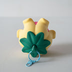 Pickle Ball Flower Power Bag Dangle