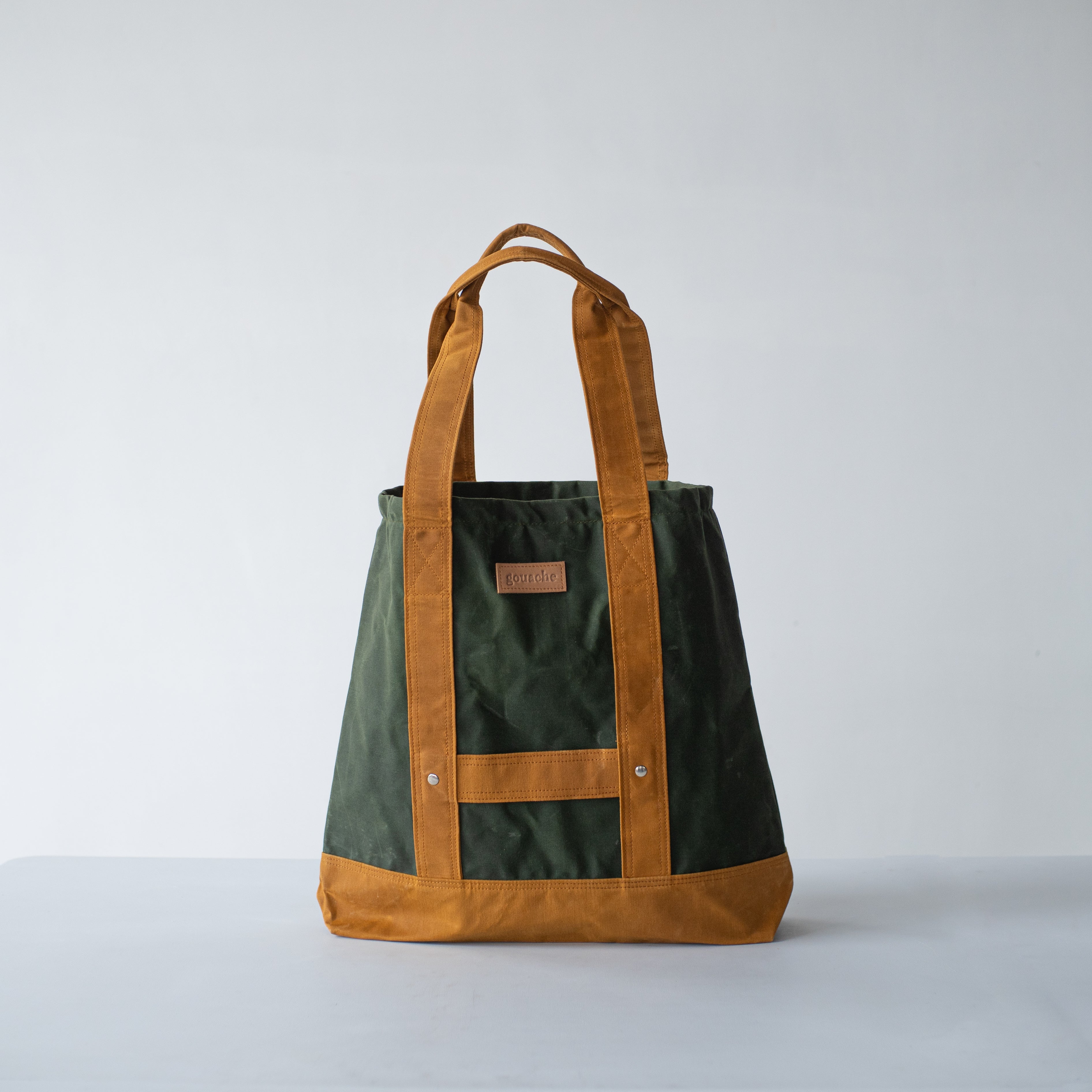 Gouache Waxed Canvas Henry Tote Bag