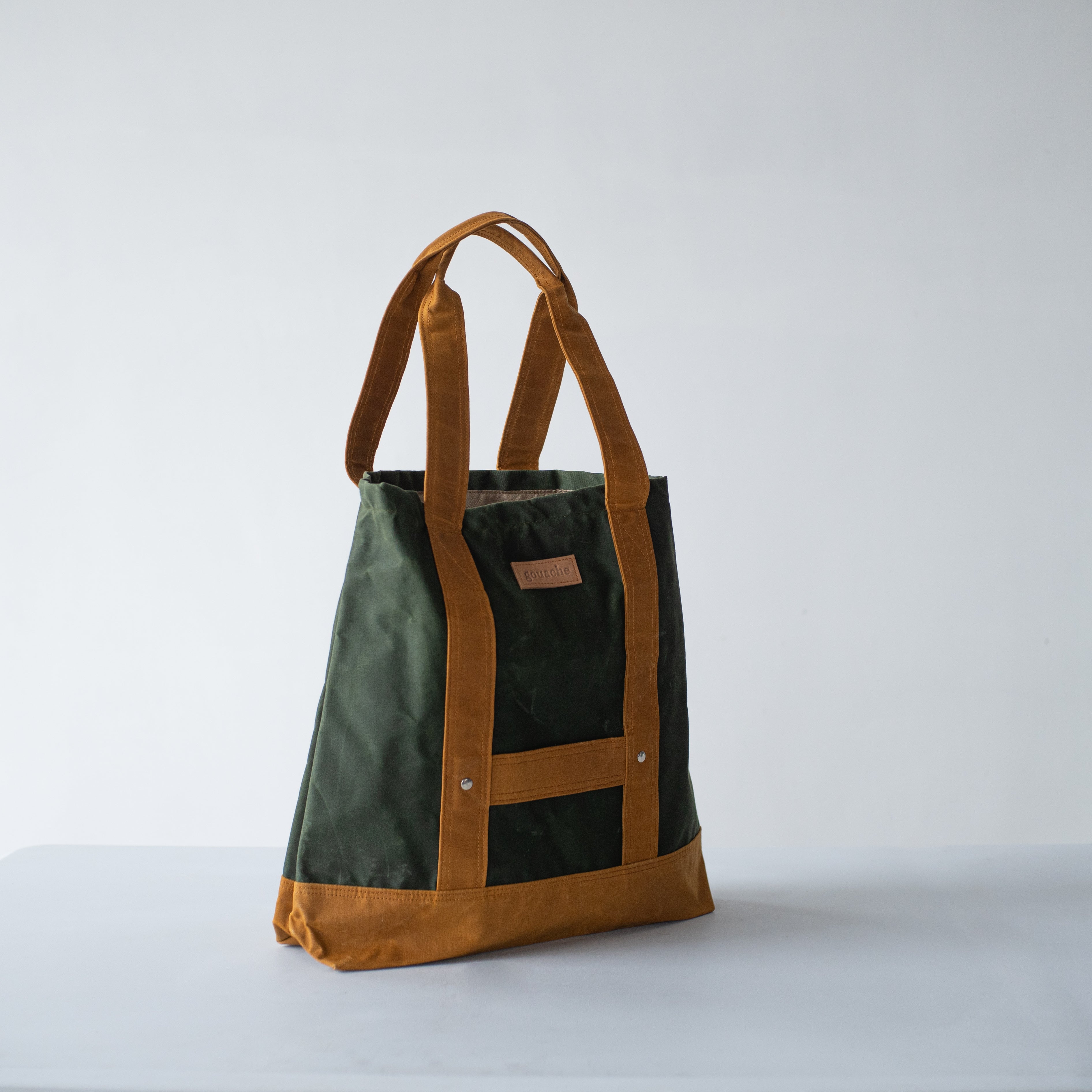 Gouache Waxed Canvas Henry Tote Bag