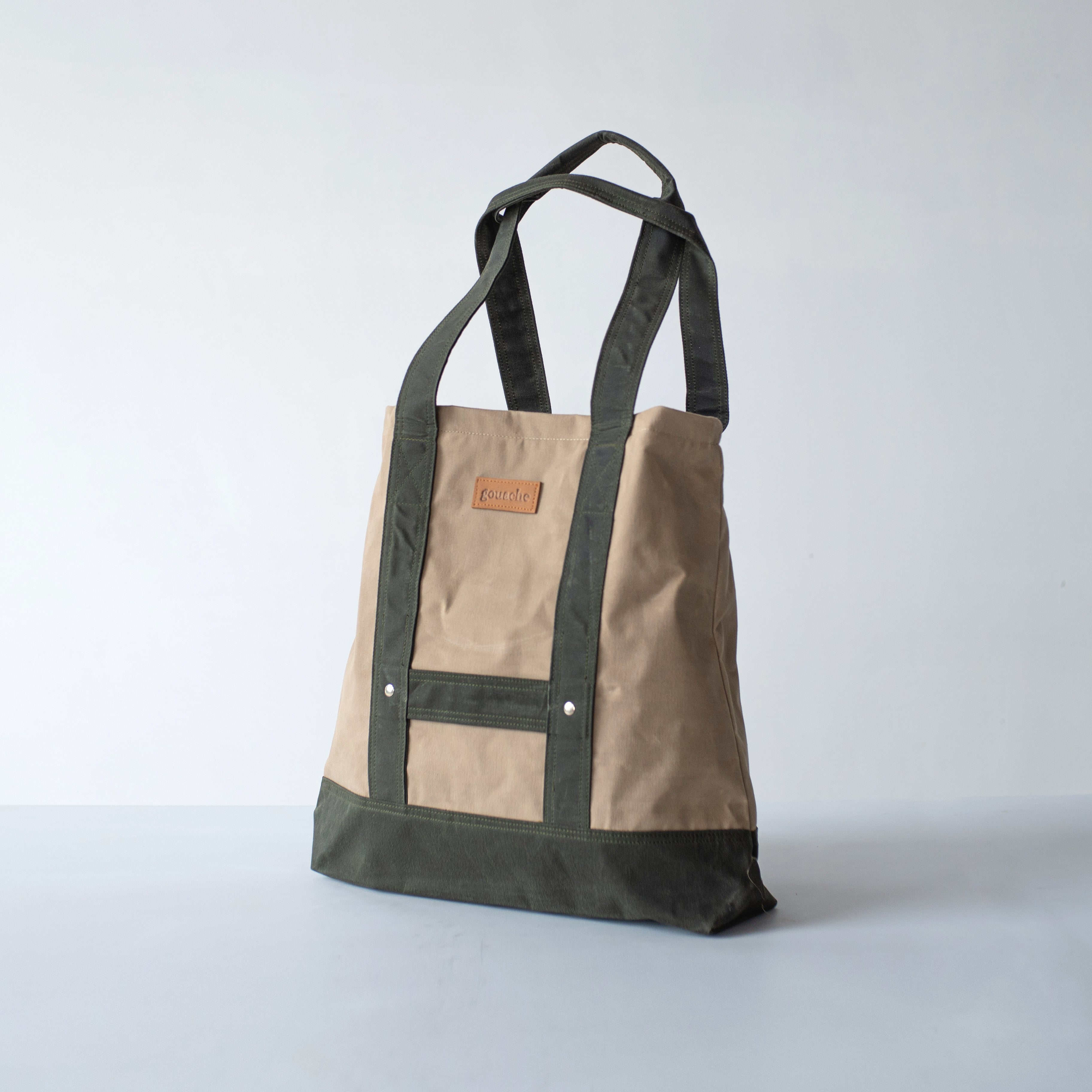 Gouache Waxed Canvas Henry Tote Bag