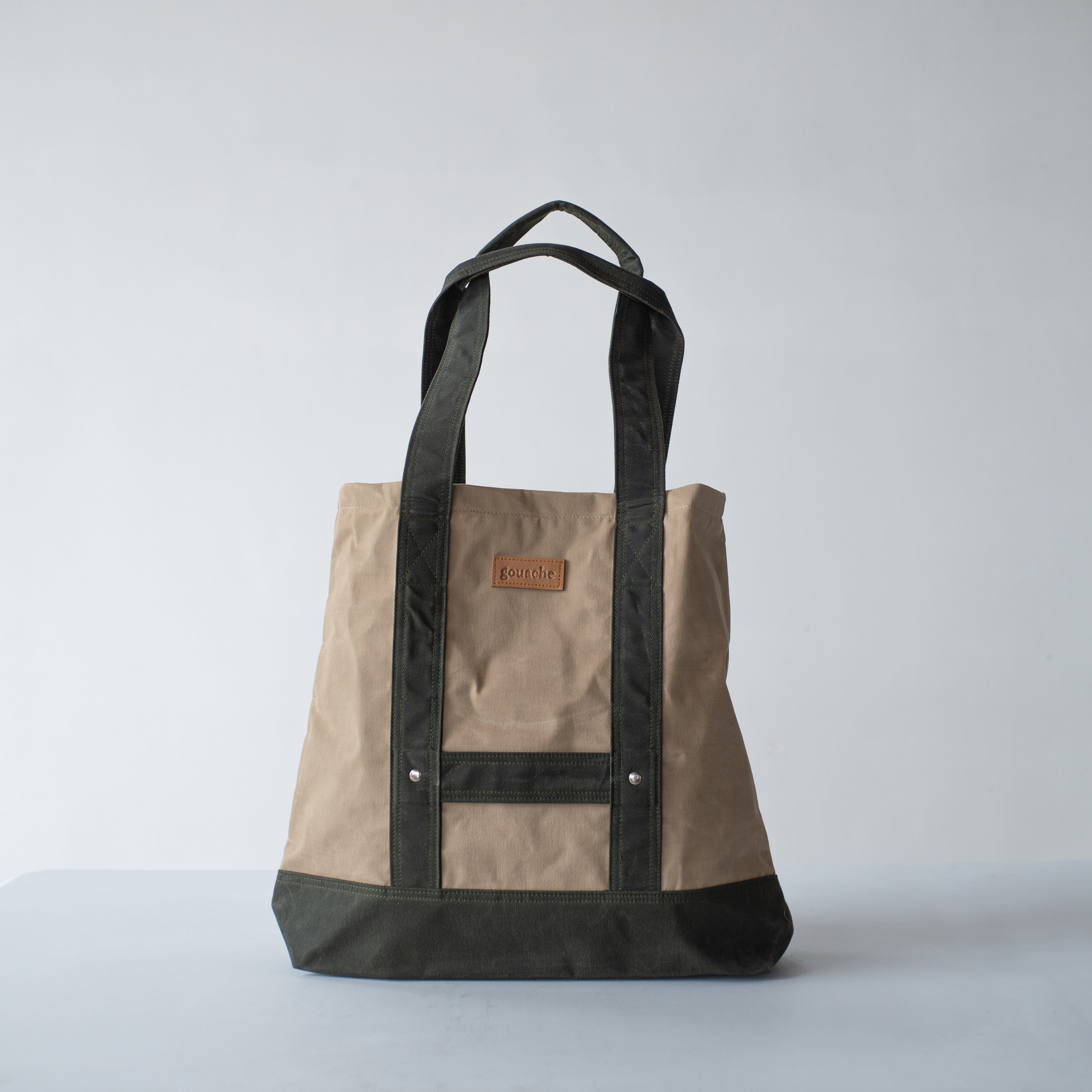 Gouache Waxed Canvas Henry Tote Bag