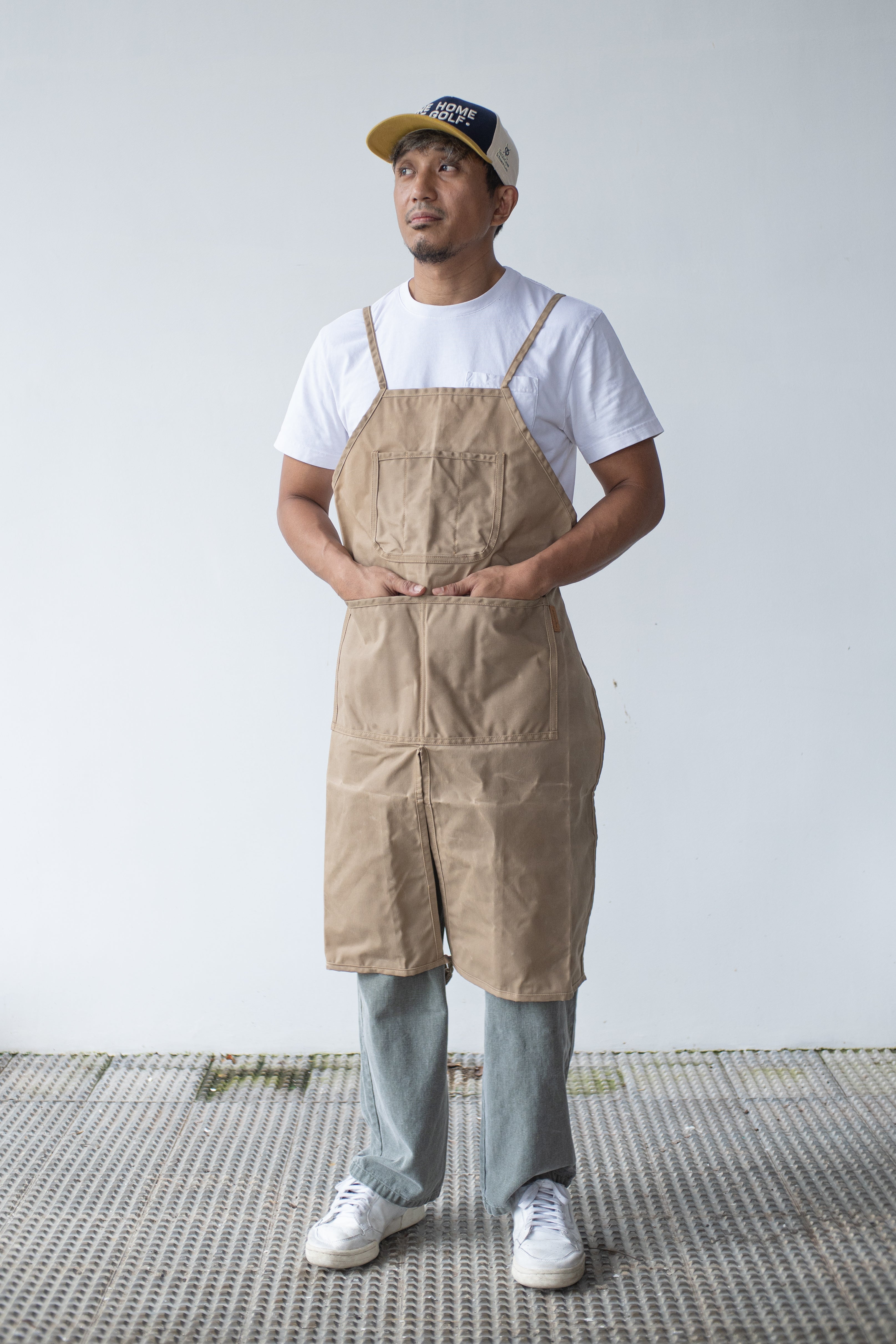 Gouache Waxed Canvas Syd Pottery Apron