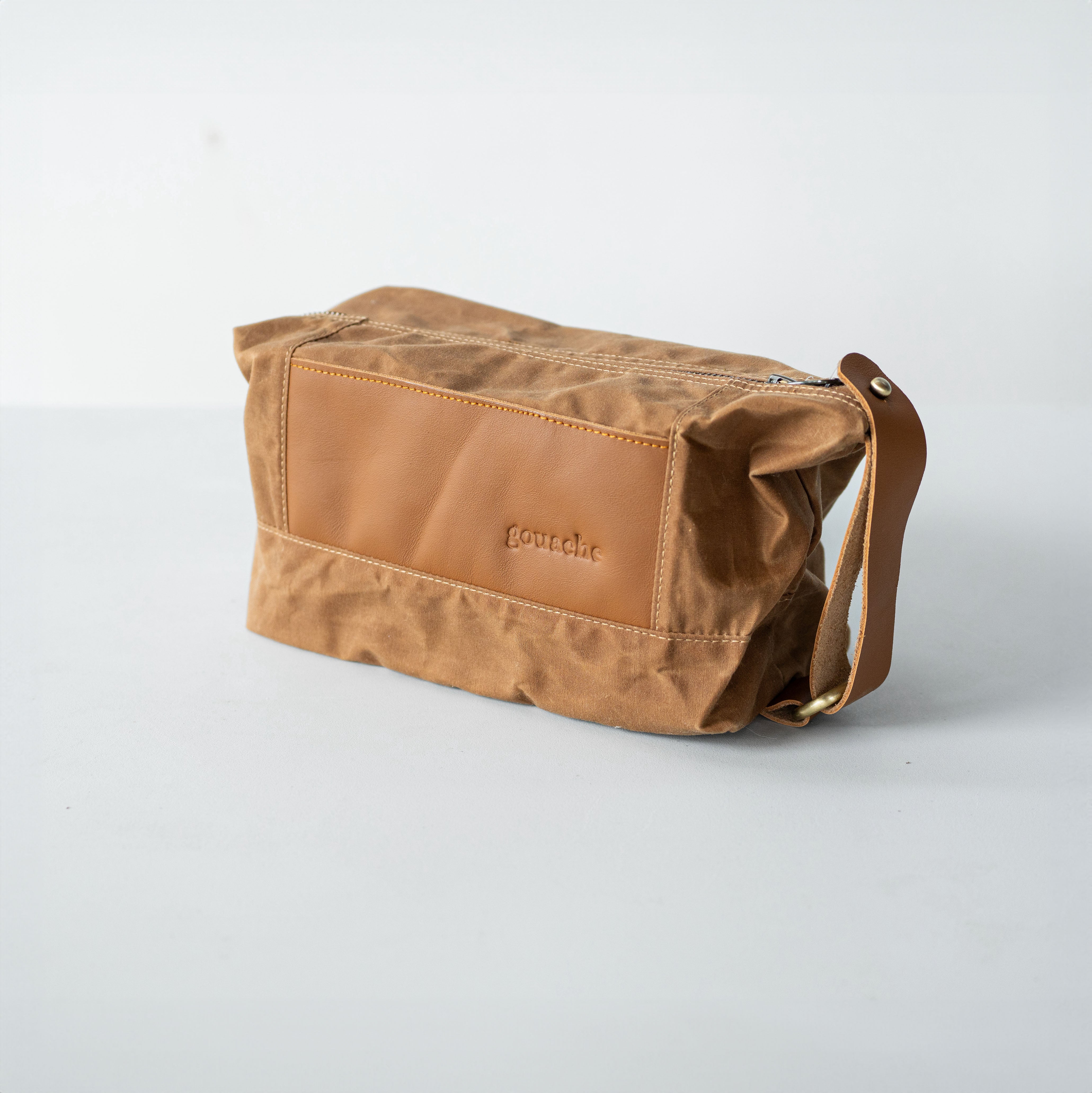 Gouache Waxed Canvas Theodore Dopp Toiletry Pouch